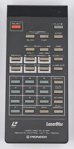 Pioneer v6000 remote - pioneer,