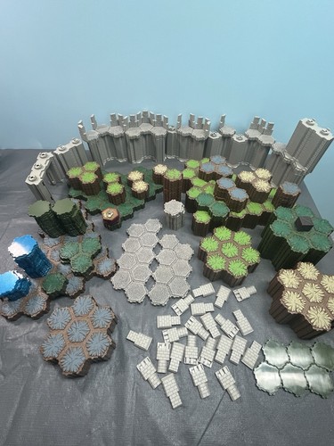 Hexes heroscape terrain lot - hexes,