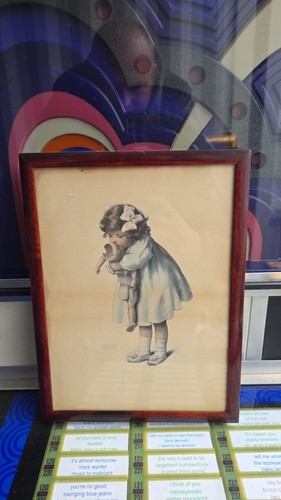 Vintage framed signed bessie - vintage,