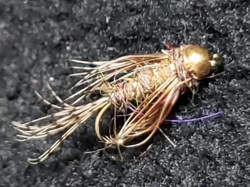 Bead head soft - hackle, nymph