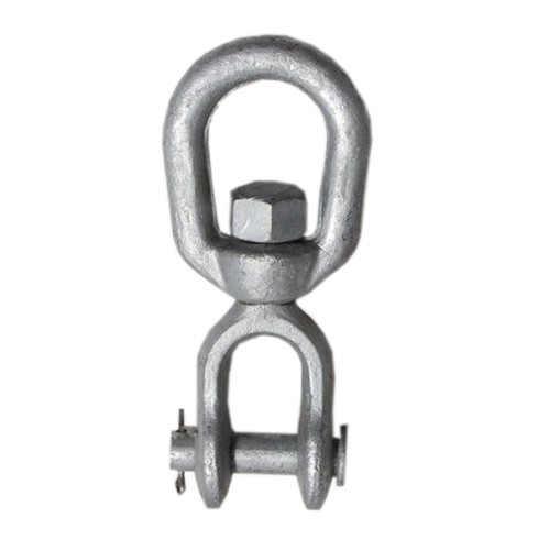 6mm galvanised eye jaw - eye, +