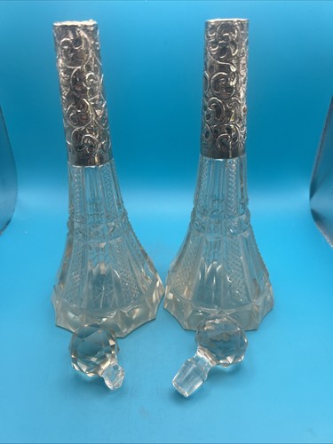 Pair small silver - of, port