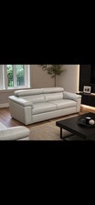 Natuzzi Leather Sofa and 2