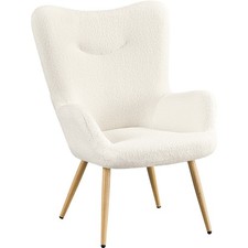 Boucle Fabric Tub Chair