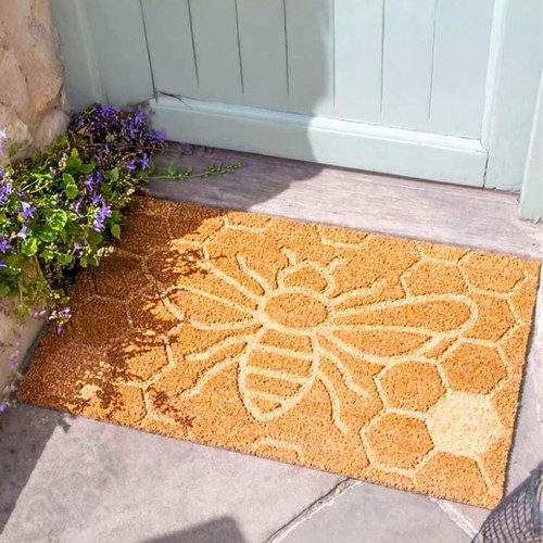 Non slip door mat - slip, spring