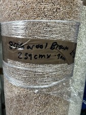 Carpet offcut 50oz wool brown