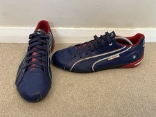 Puma Bmw Motorsport Navy Blue Driving Shoes Trainers Mens Size UK 8