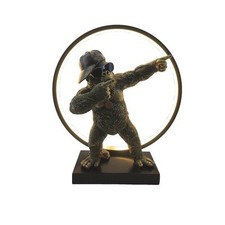 Gorilla Ring Light Figurine