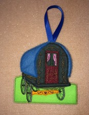 Gypsy Wagon Felt Embroidered