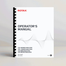 Rotax Racing Kart Operator manual for 125 Senior Junior Max Mini Micro  Evo