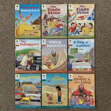 9 Books Level Stage 7-9 Biff Chip And Kipper Stories Oxford Reading Tree Phonics