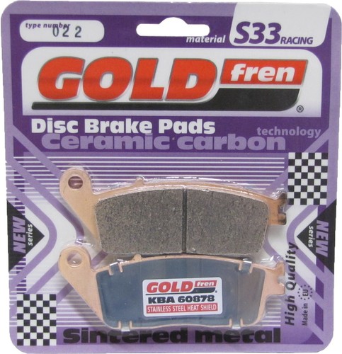 Goldfren s33 brake pads - goldfren, front