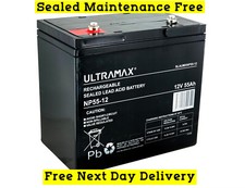 Ultramax 12v 55ah agm - 55ah,