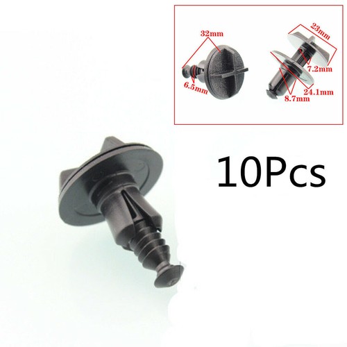 10pcs black car fender bumper - black,