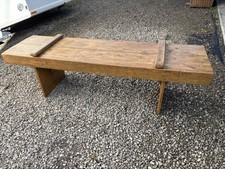 Early Victorian Irish Coffin Bench.