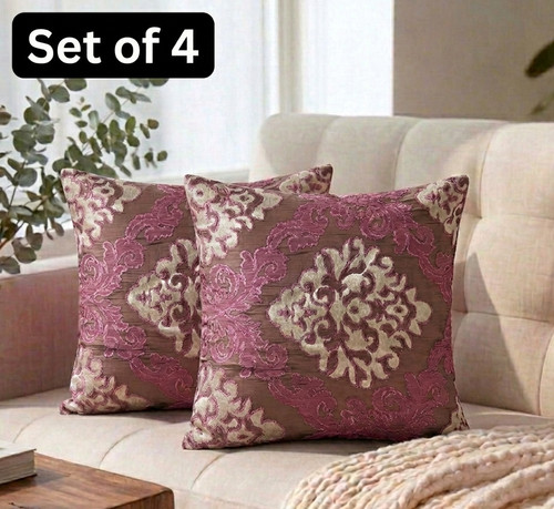 Set plum cushion covers - 4,