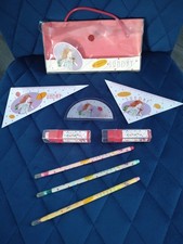 Rare Vintage Kutsuwa Beautiful Sunday Stationery Set 1980s Japan