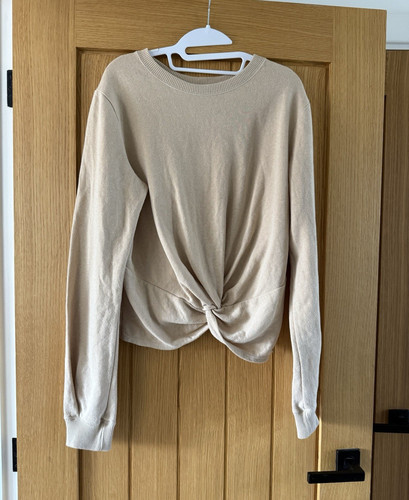 Hollister beige knit twist - beige,