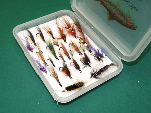 Salmon flies doubles - salmon,