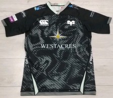 Ospreys Rugby Union Home Shirt 2020/2021 - Canterbury Medium M Jersey Top - E0F