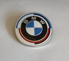 BMW Emblem Badge Boot 74mm 1,3,5,7,6,2,X1,X3,X5,X6 Logo 50th Anniversary