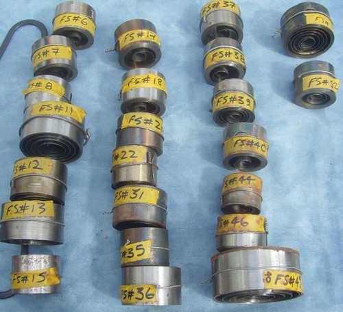 Fusee clock springs - clock,
