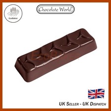 CW2362 Chocolate World Professional Polycarbonate Large Enrobed Bar Mould