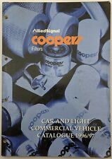 Original UK Market Coopers Filters Car & Light Commercial Catalogue 1996 - 1997
