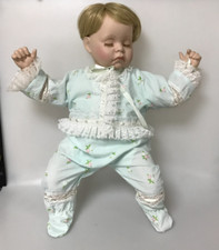Danbury Mint Porcelain Baby Doll 'Sweet Dreams' Baby's First Years Collection