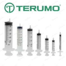 TERUMO Sterile Syringe 1ml 3ml 5ml 10ml 20ml 30ml 50ml - Hypodermic Luer Slip