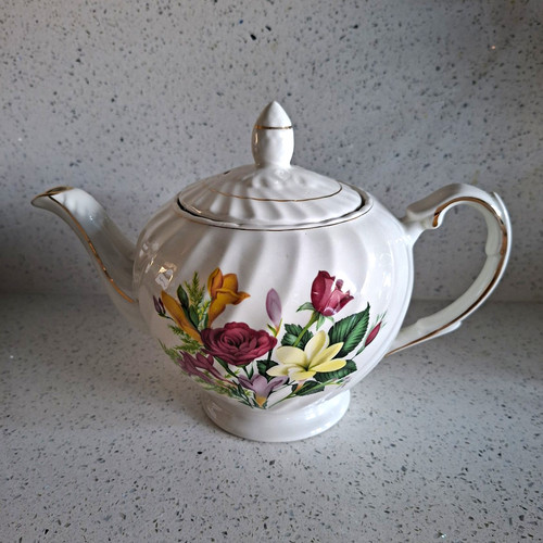 Tea pot ellgreave wood sons - wood,