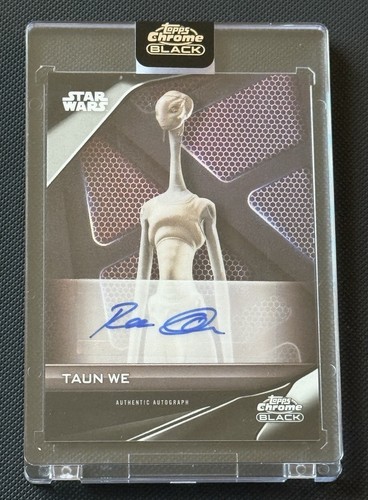Topps chrome black star wars - black,