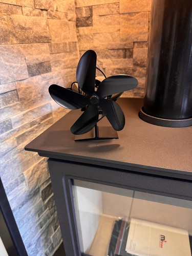 Stove fan heat powered quiet - fan,