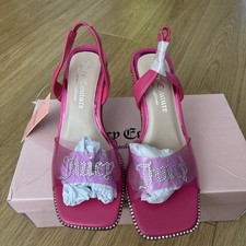 Juicy Couture Women's Greysi Dress Heel Bright Pink - Size 6 US UK3.5/4