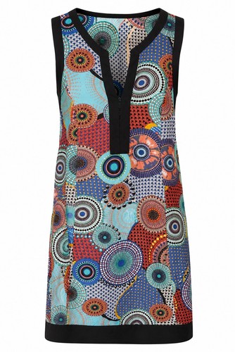 Quiz knee length printed - knee,