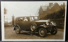 1920s a Vauxhall 20/60 Limousine Reg WM 4318 Motor Car - Real Photo Postcard