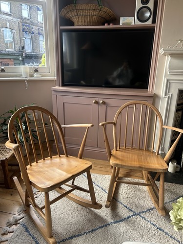 Ercol windsor elm rocking - ercol,