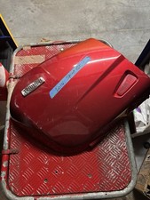 Triumph Sprint GT Red Pannier Lid , Left Hand - Has Scratches And Scuffs