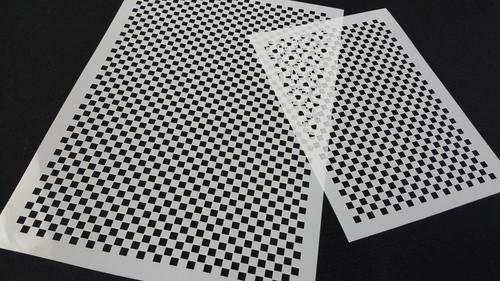 Small squares pattern stencils - pattern,