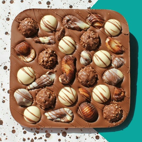 Luxury belgian chocolate slab - luxury,