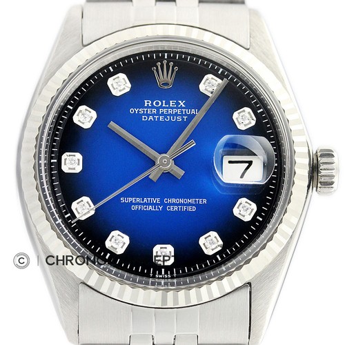Rolex datejust 18k - white, gold