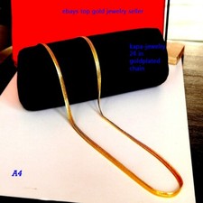 Real looking 22 ct gold plated