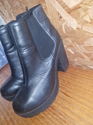 Divided black faux leather - h&m,