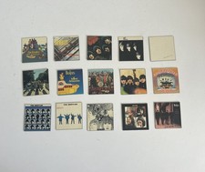 15x Job Lot THE BEATLES ALBUM COVERS FLEXIBLE THIN FRIDGE MAGNETS MUSIC GIFT