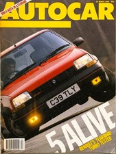 AUTOCAR MAGAZINE 26-MAR-86 -