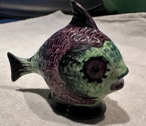 Majolica style small - style, fish