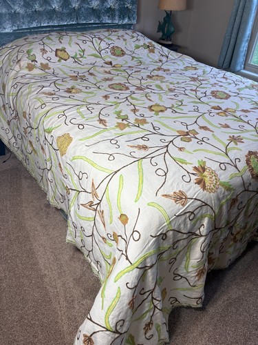 Vintage handmade crewel - vintage,