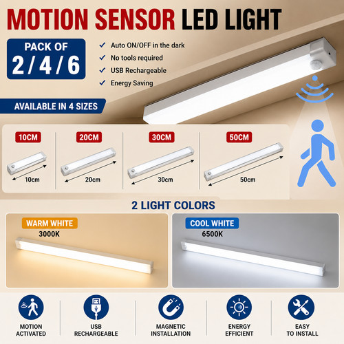 Led motion sensor usb - sensor, wireless