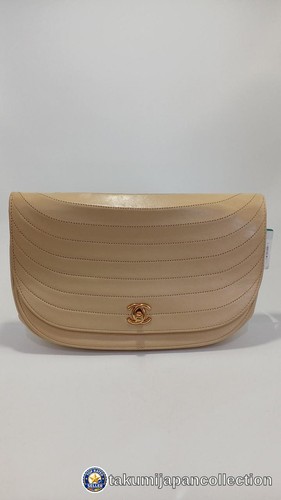 Chanel half moon - moon, chevron