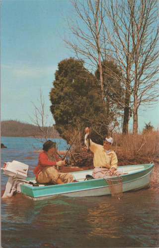 Fishing boat motor eau - fishing, claire